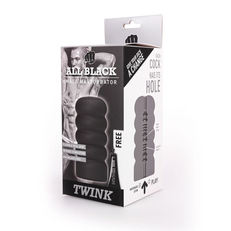 ALL BLACK - MASTURBADOR TWINK - Imagen 2