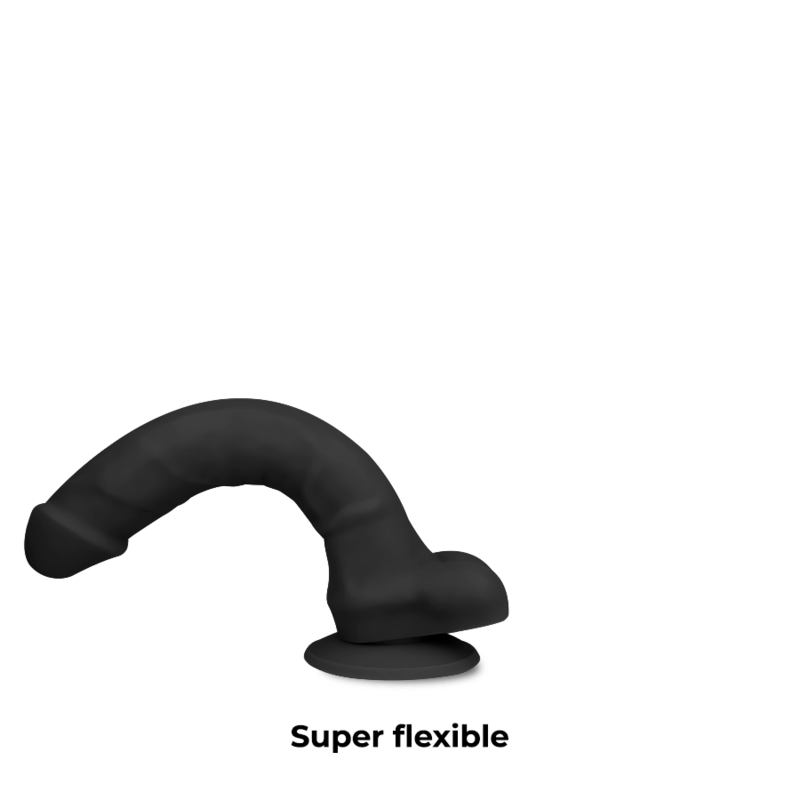 COCK MILLER - ARNÉS + SILICONA DENSITY COCKSIL ARTICULABLE NEGRO 18 CM - Imagen 4