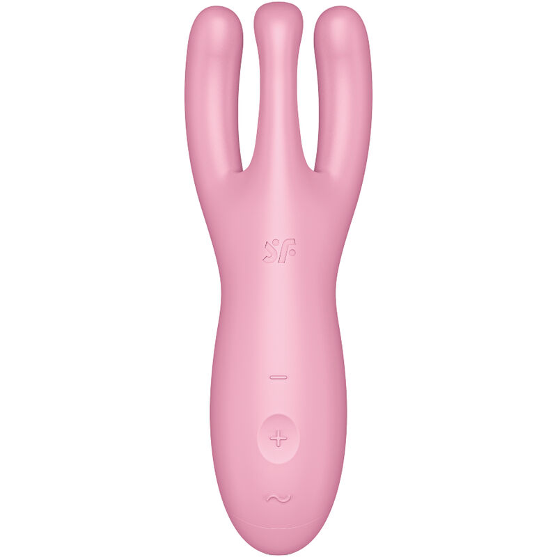 SATISFYER THREESOME 4 VIBRADOR APP - ROSA - Imagen 2