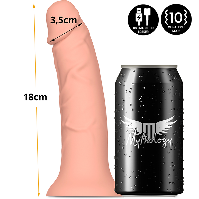 MYTHOLOGY - ASHER ORIGINAL DILDO S - VIBRADOR + MANDO WATCHME WIRELESS TECHNOLOGY - Imagen 5