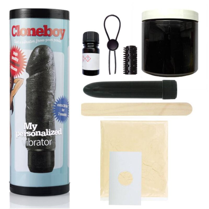 CLONEBOY - KIT CLONADOR DE PENE CON VIBRACIÓN NEGRO