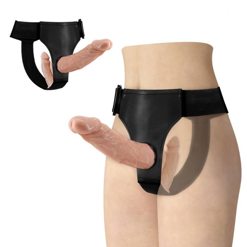 BAILE - ULTRA PASSIONATE HARNESS DOBLES DILDOS CON ARNÉS - Imagen 2