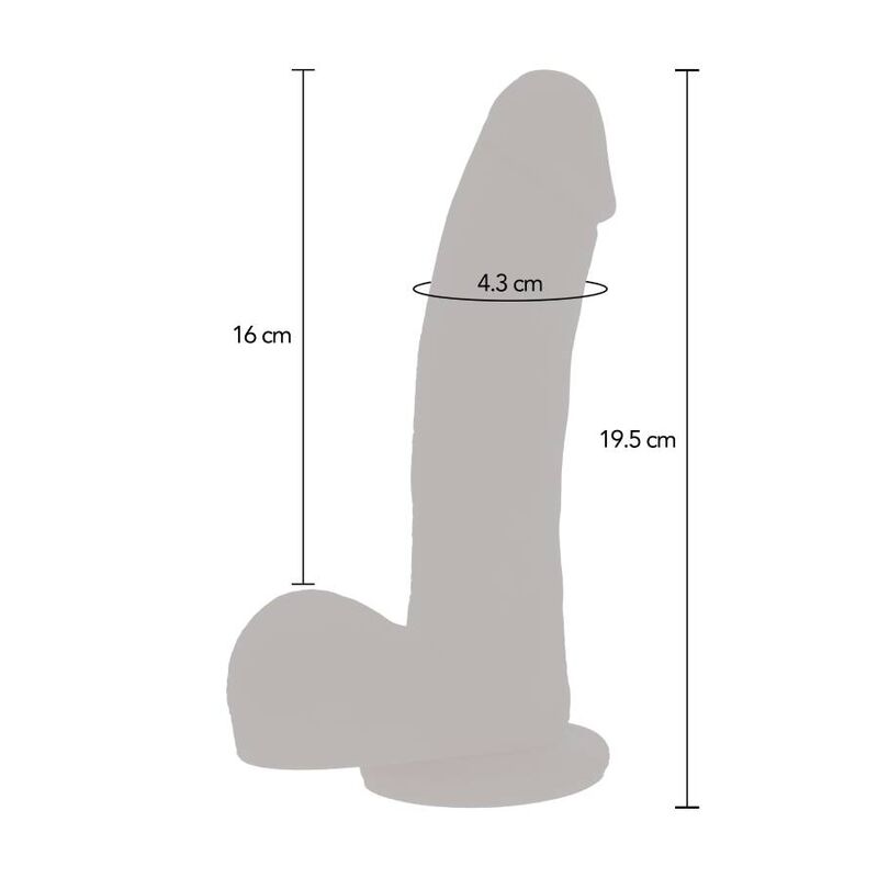 GET REAL - DILDO EMPUJE MAGNÉTICO PULSANTE NATURAL - Imagen 5