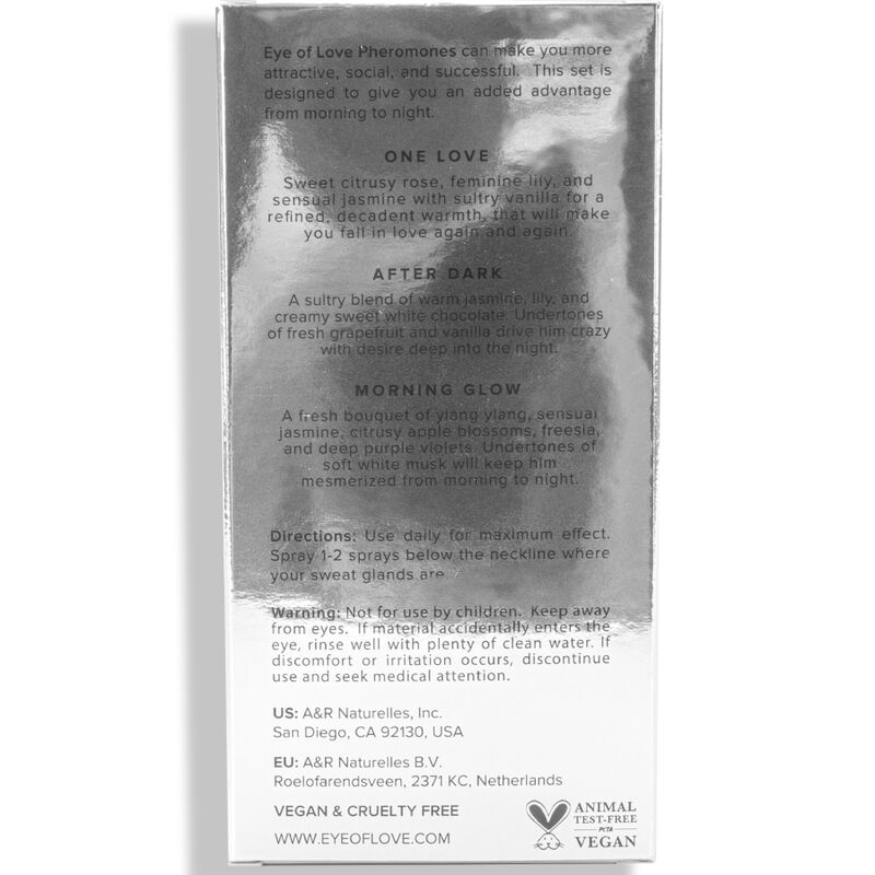 EYE OF LOVE - EOL PHR PERFUME 10 ML SET/3 - MORNING GLOW, ONE LOVE, AFTER DARK - Imagen 3