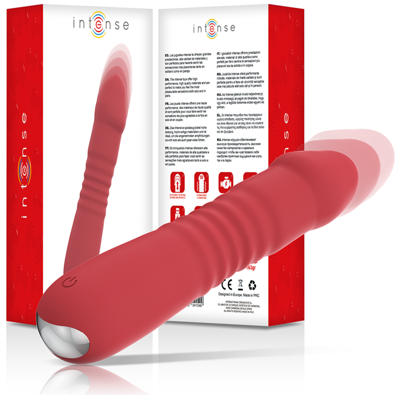 INTENSE - JUNI UP DOWN 10 VIBRACIONES ROJO