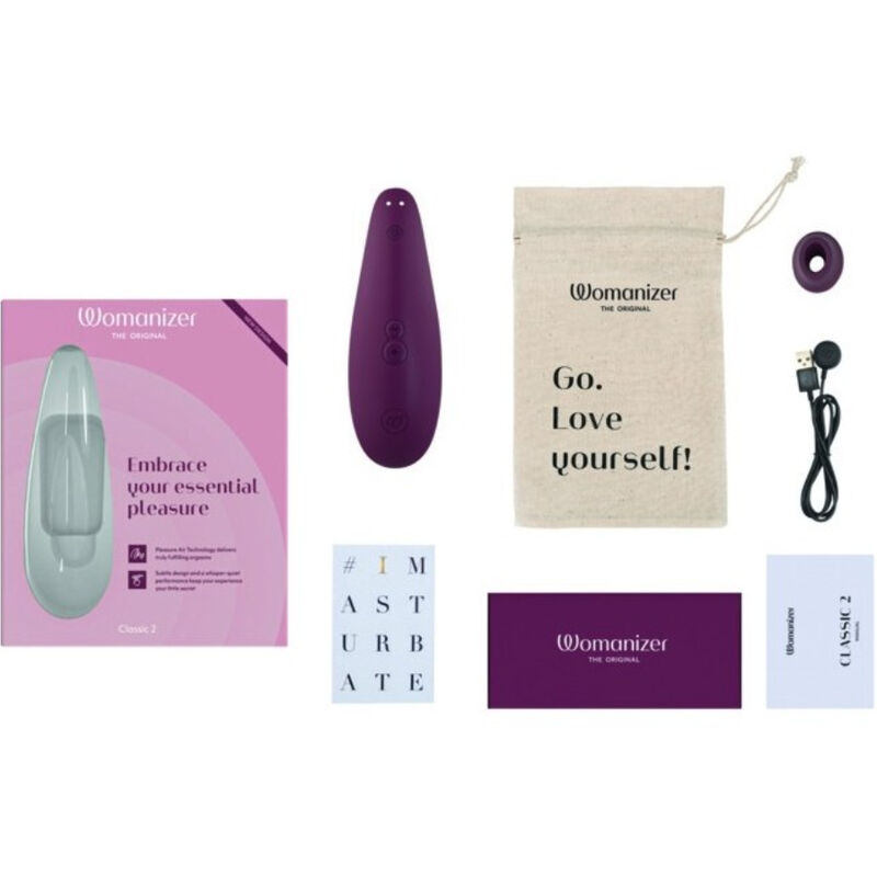 WOMANIZER - CLASSIC 2 ESTIMULADOR DE CLÍTORIS BURDEOS - Imagen 5