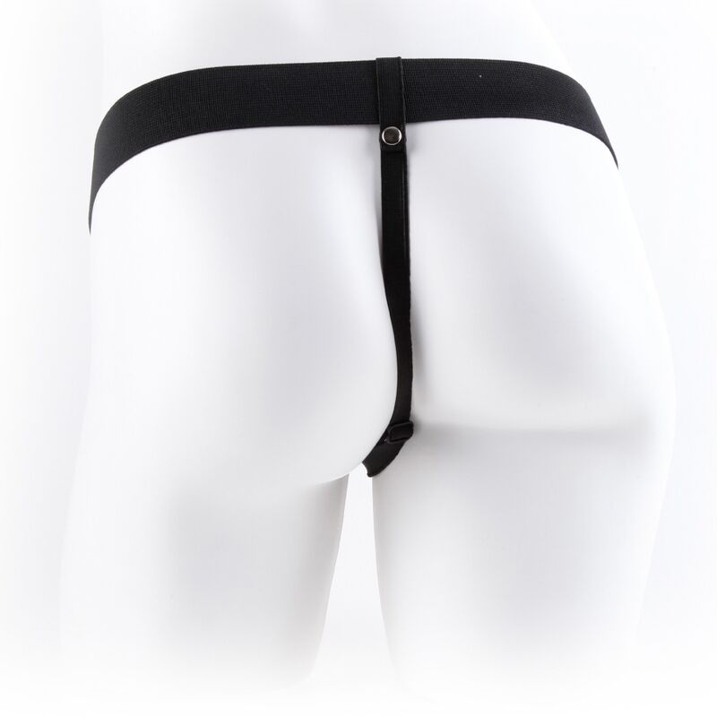 FETISH FANTASY SERIES - ARNÉS AJUSTABLE CONTROL REMOTO PENE REALÍSTICO CON TESTÍCULOS 23 CM - Imagen 3
