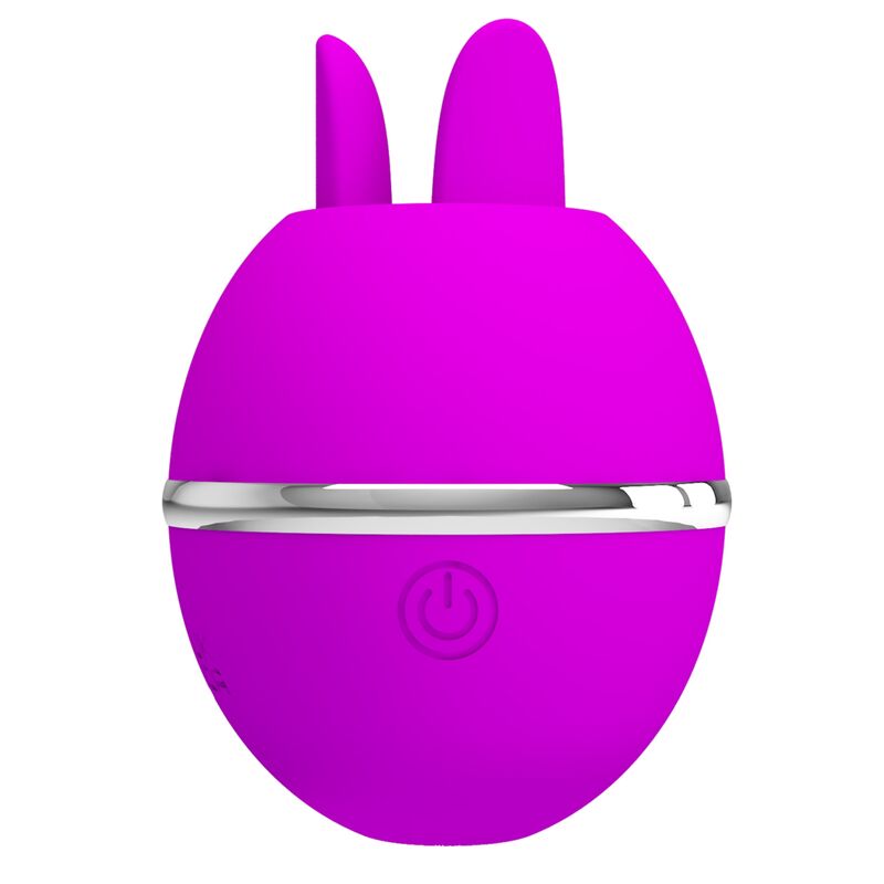 PRETTY LOVE - VIBRADOR DE SILICONA REDONDO GEMINI BALL MORADO - Imagen 3