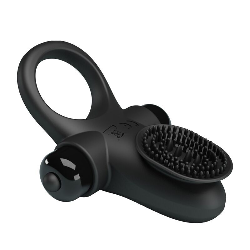 PRETTY LOVE - ANILLO VIBRADOR II PARA PENE NEGRO - Imagen 5
