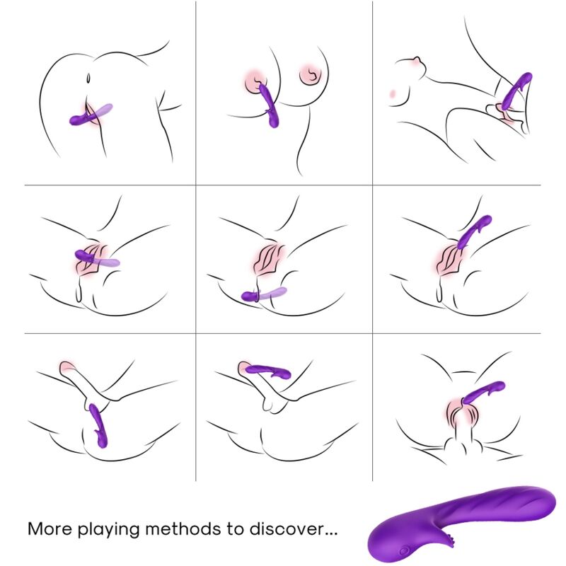 ARMONY - ROMANCE VIBRADOR CON ESTIMULADOR VIOLETA - Imagen 4
