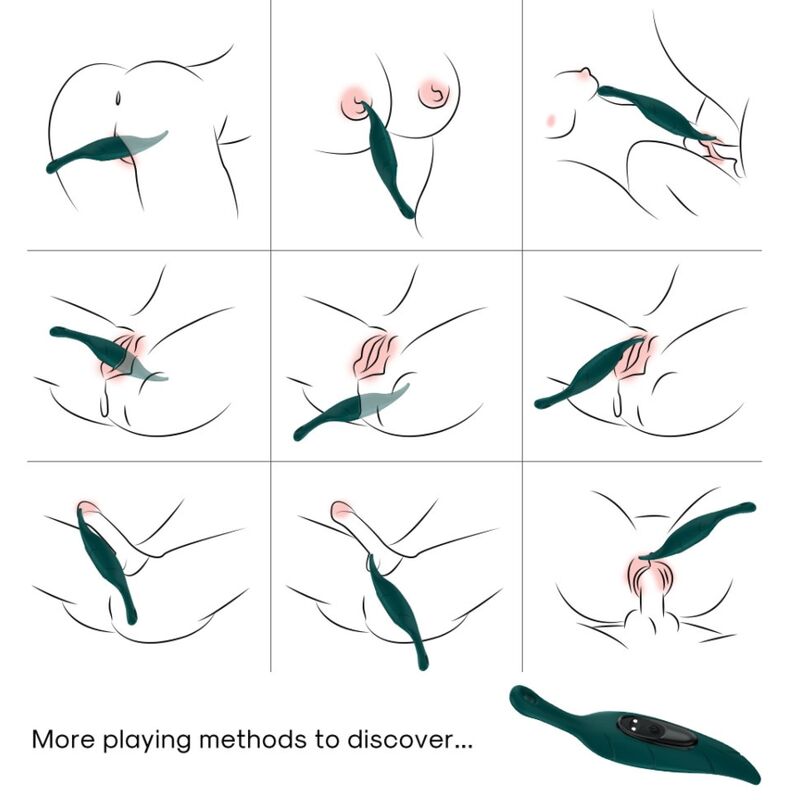 ARMONY - ESTIMULADOR VIBRADOR HOJA VERDE - Imagen 2