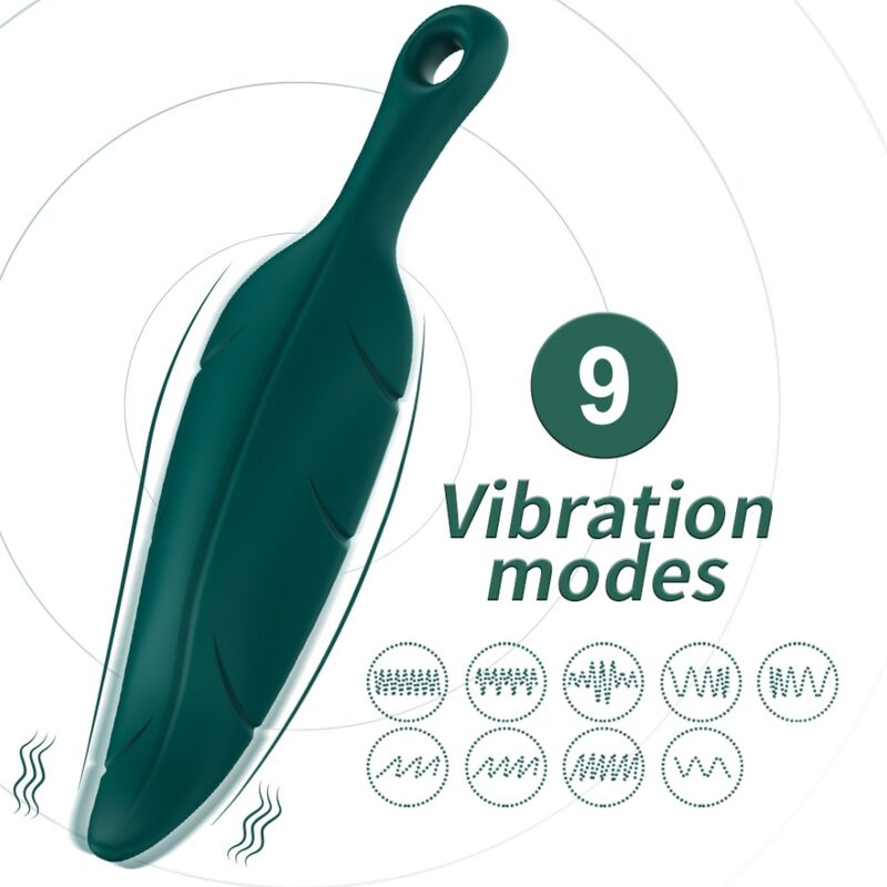 ARMONY - ESTIMULADOR VIBRADOR HOJA VERDE