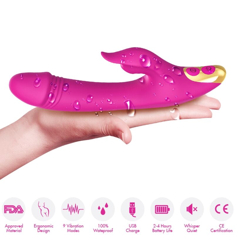 ARMONY - AMANT SUCCIONADOR CLÍTORIS PUNTO G FUCSIA - Imagen 2