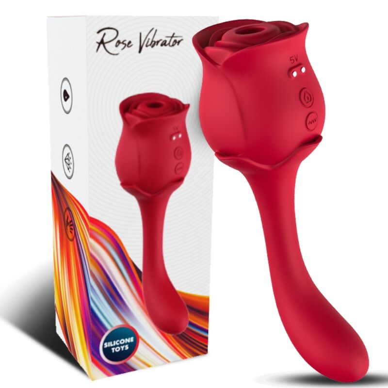 ARMONY - ROSELOVER SUCCIONADOR CLÍTORIS ESTIMULADOR ROJO