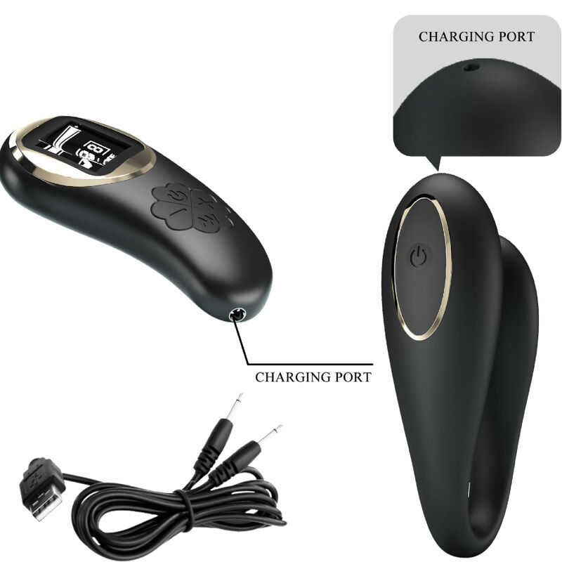 PRETTY LOVE - NATHAN VIBRADOR DOBLE PLACER CONTROL REMOTO - Imagen 4