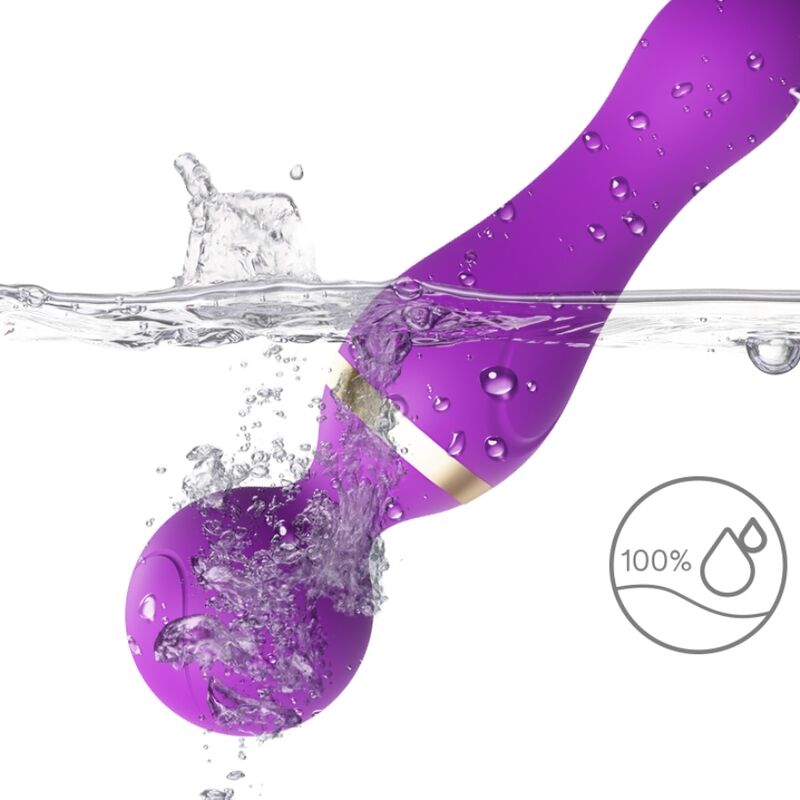 ARMONY - FREEZA MASAJEADOR VIBRADOR CABEZA FLEXIBLE NEGRO - Imagen 2
