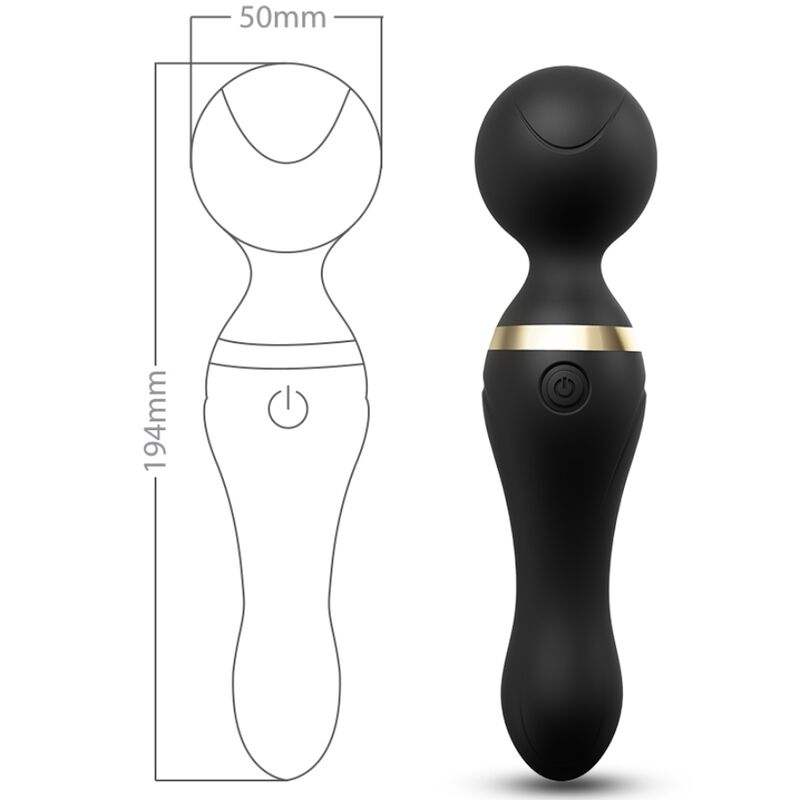 ARMONY - FREEZA MASAJEADOR VIBRADOR CABEZA FLEXIBLE VIOLETA - Imagen 3