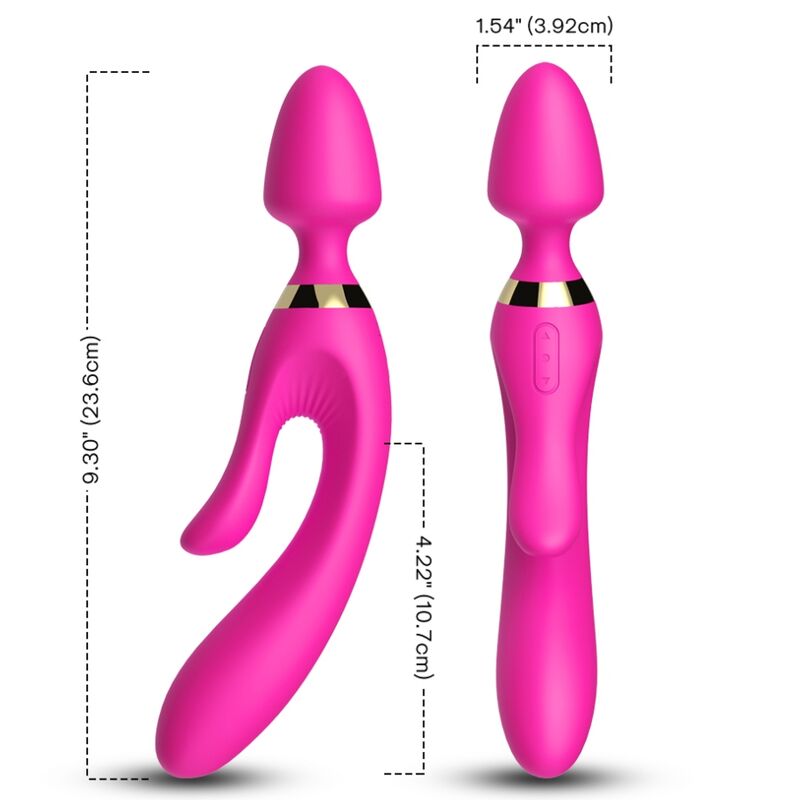 ARMONY - MASAJEADOR VIBRADOR RABBIT FUCSIA - Imagen 3
