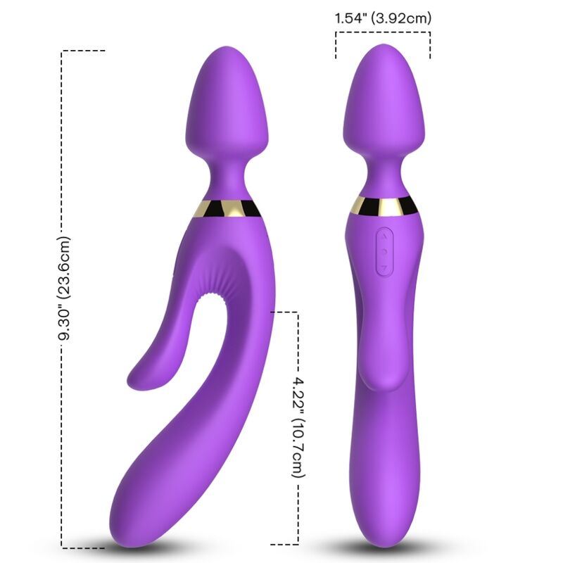 ARMONY - MASAJEADOR VIBRADOR RABBIT VIOLETA - Imagen 3