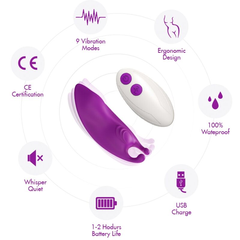 ARMONY - HONEYBEE PANTIES VIBRADOR PUNTO G FUCSIA - APP GRATUITA - Imagen 3