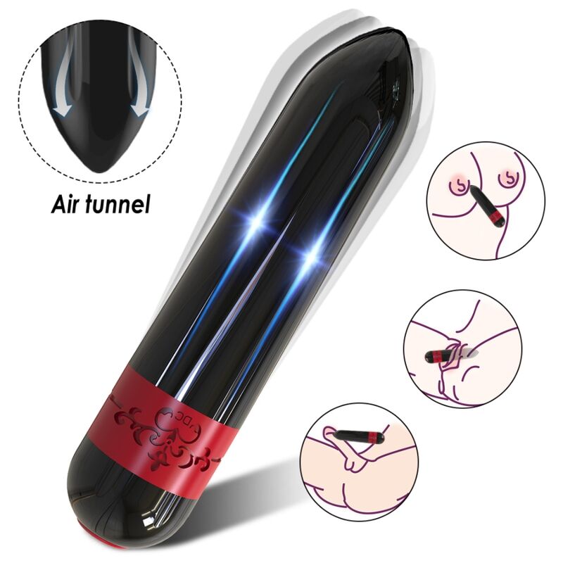 ARMONY - ROCKET BALA VIBRADORA CONTROL REMOTO NEGRO - Imagen 4