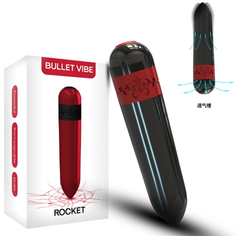 ARMONY - ROCKET BALA VIBRADORA CONTROL REMOTO NEGRO - Imagen 5