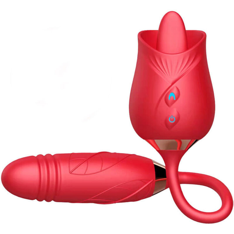 ARMONY - DELIGHT FLOWER VIBRADOR THRUSTING CON LENGUA ROJO - Imagen 3