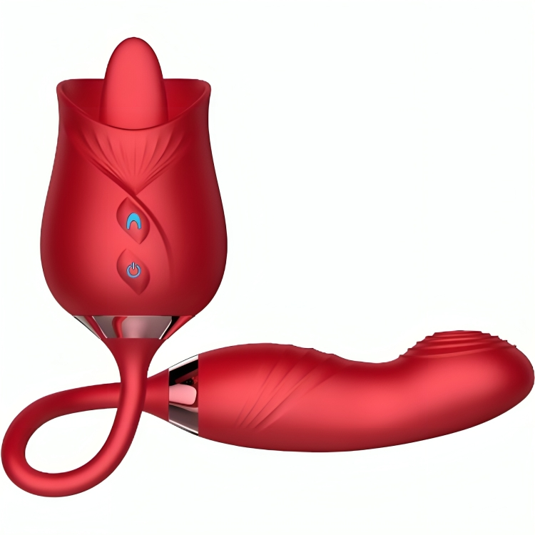 ARMONY - DELIGHT FLOWER VIBRADOR BUMPING CON LENGUA ROJO - Imagen 2