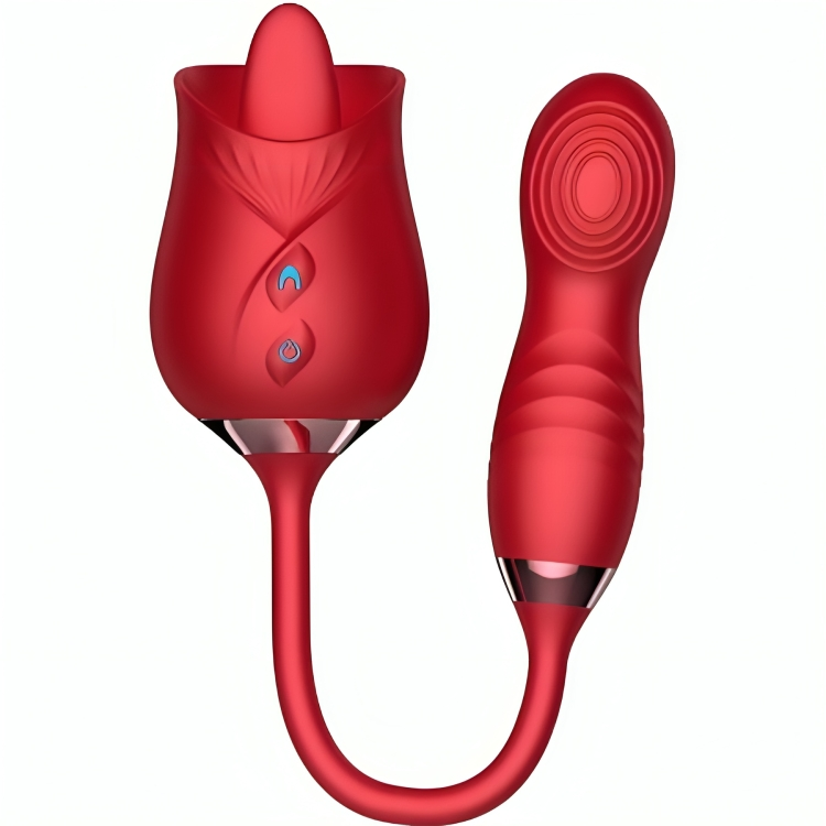 ARMONY - DELIGHT FLOWER VIBRADOR BUMPING CON LENGUA ROJO - Imagen 4