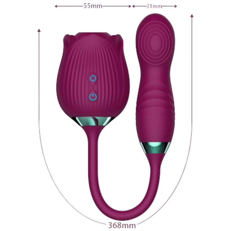 ARMONY - DELIGHT FLOWER SUCCIONADOR BUMPING VIOLETA - Imagen 2