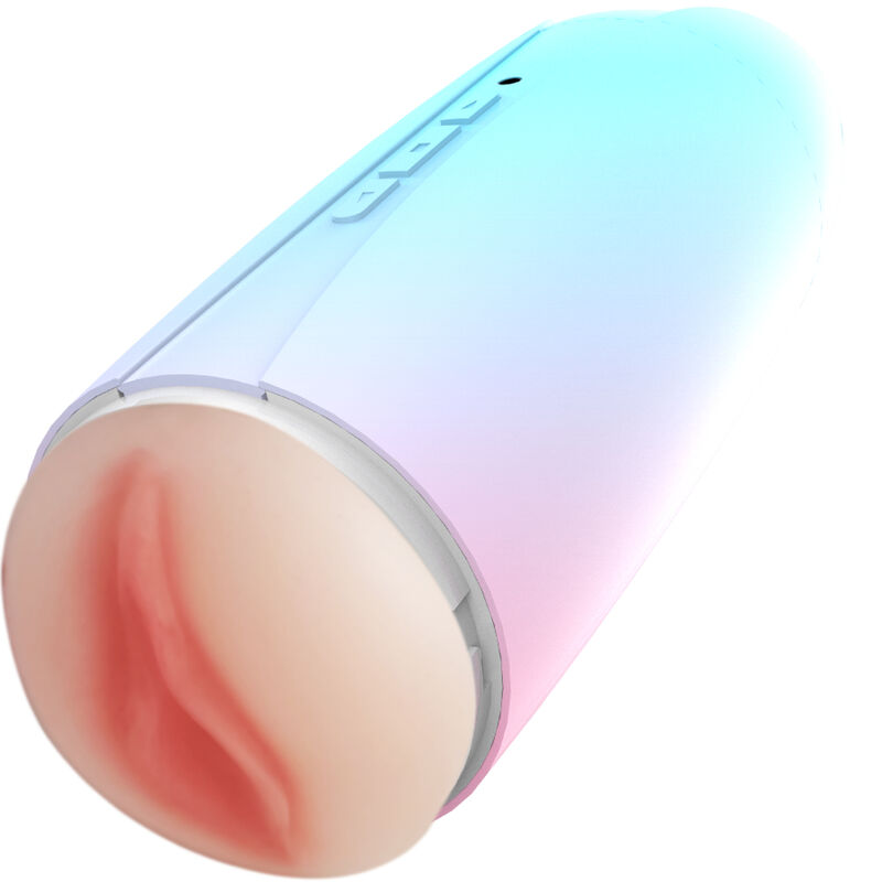 ARMONY - MASTURBADOR VIBRADOR DOBLE VAGINA BOCA RAINBOW