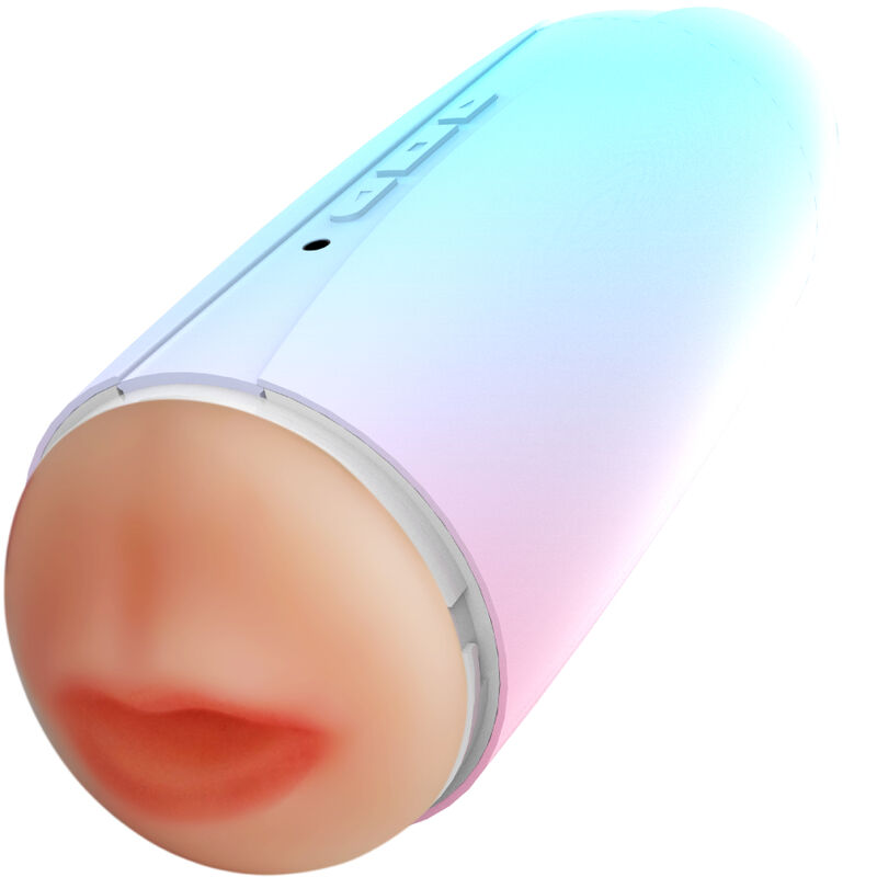 ARMONY - MASTURBADOR VIBRADOR DOBLE VAGINA BOCA RAINBOW - Imagen 2