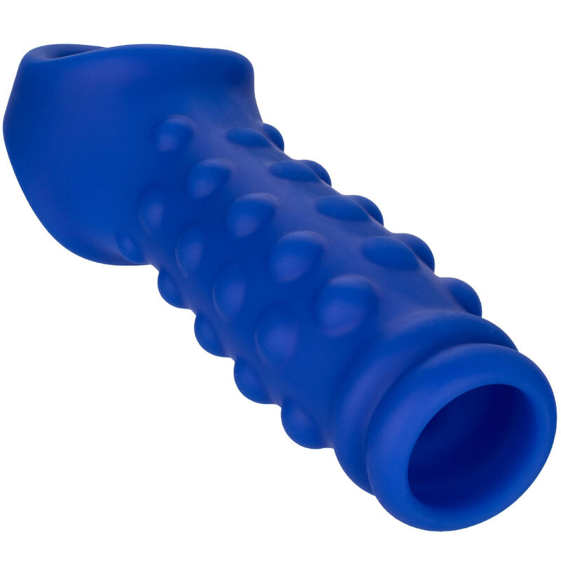 CALEXOTICS - ADMIRAL BEADED FUNDA PENE SILICONA LÍQUIDA AZUL - Imagen 2