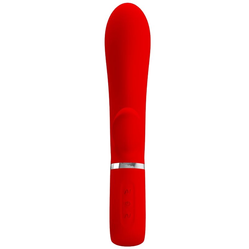 PRETTY LOVE - THOMAS VIBRADOR PUNTO G MULTIFUNCIÓN ROJO - Imagen 2