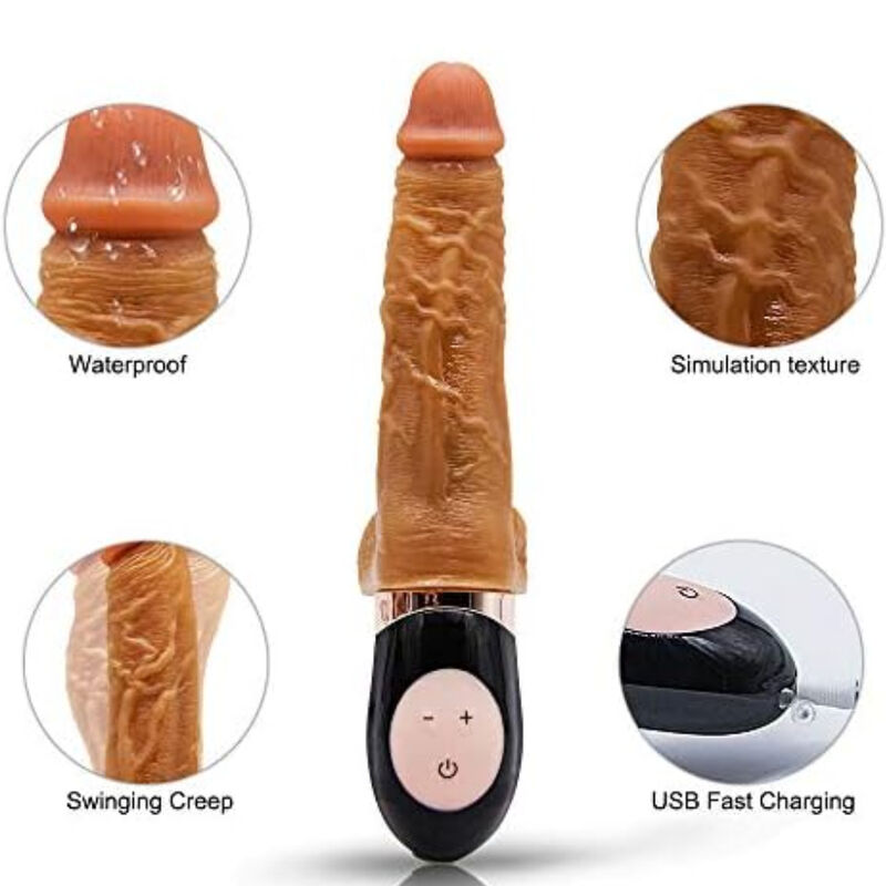 ARMONY - DILDO REALÍSTICO VIBRADOR RECARGABLE