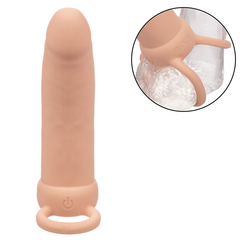 CALEXOTICS - MAXX DOBLE PENETRADOR GRUESO 10 VIBRACIONES NATURAL - Imagen 3