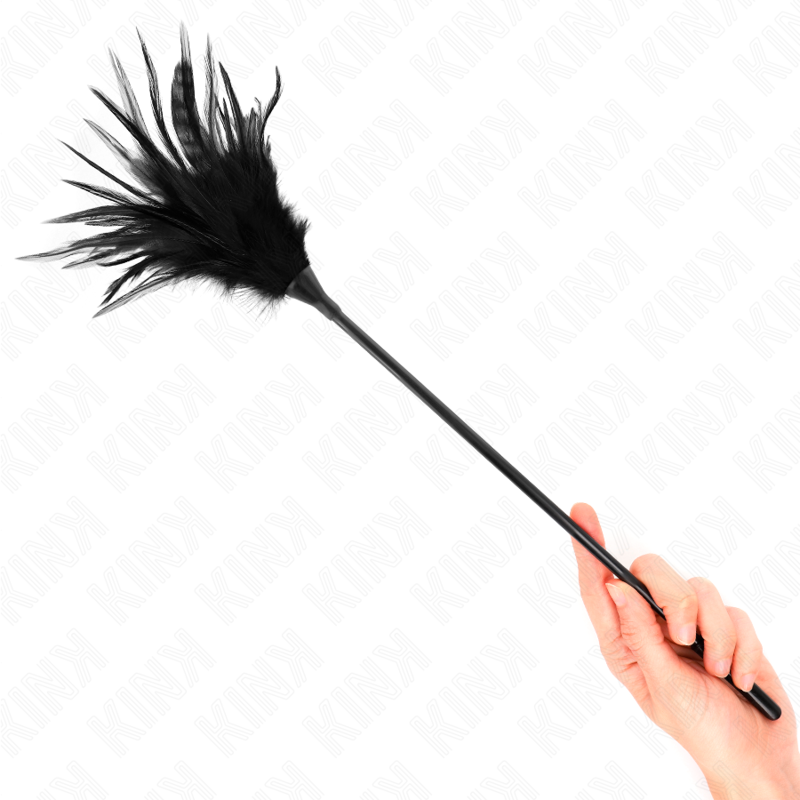 KINK - PLUMAS MÚLTIPLES PARA COSQUILLAS NEGRO 45 CM - Imagen 4