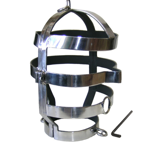 METAL HARD - MASCARA CON COLLAR ACERO - Imagen 2