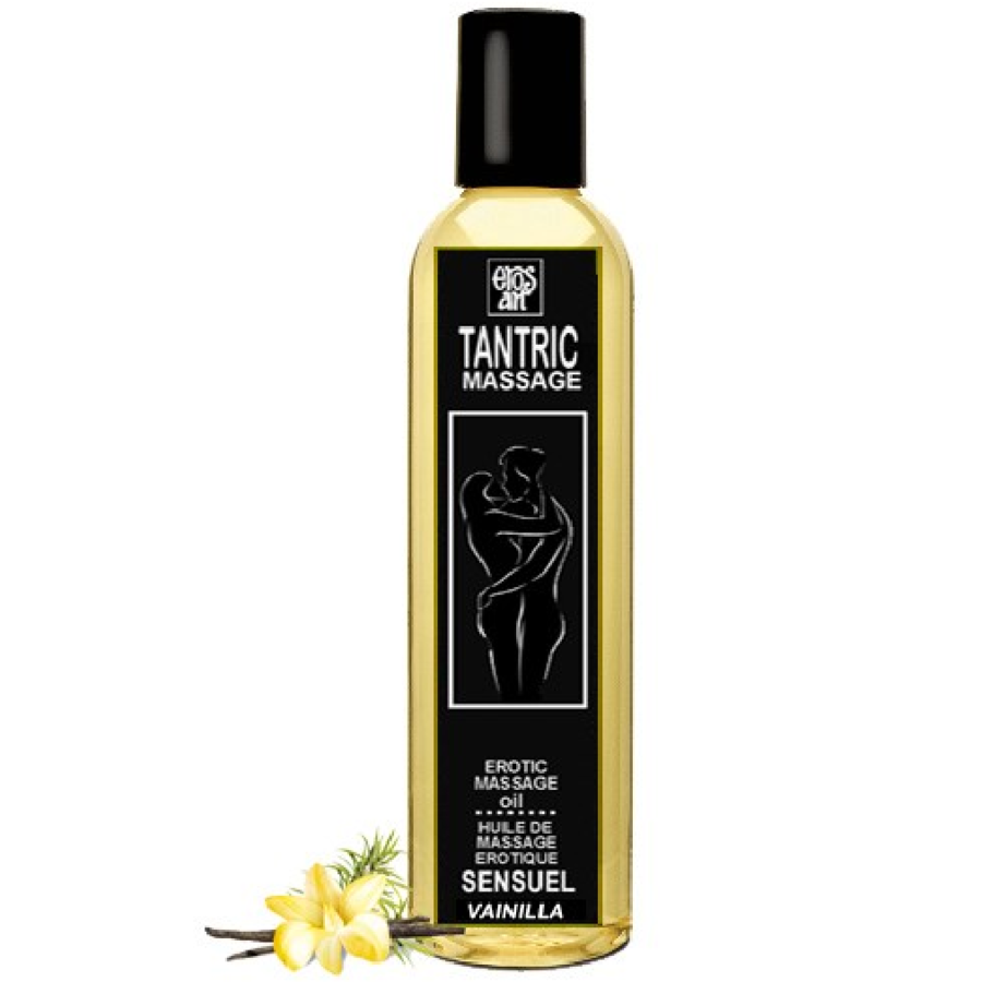 EROS-ART - ACEITE MASAJE TÁNTRICO NATURAL Y AFRODISÍACO VAINILLA 30 ML