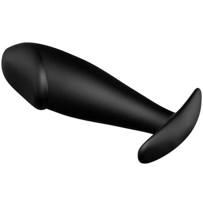 PRETTY LOVE - PLUG ANAL SILICONA FORMA PENE NEGRO - Imagen 3