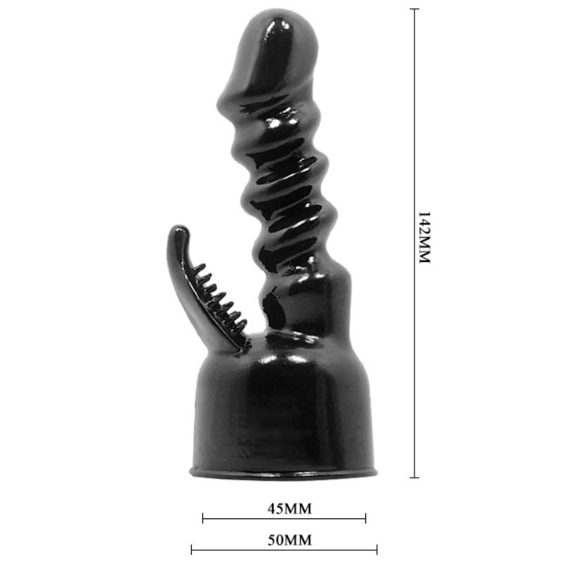 BAILE - POWER HEAD CABEZAL INTERCAMBIABLE PARA ESTIMULACION INTERNA Y CLITORIS - Imagen 4