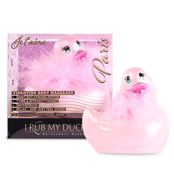 BIG TEASE TOYS - I RUB MY DUCKIE 2.0 PATO VIBRADOR PARIS (PINK) - Imagen 2