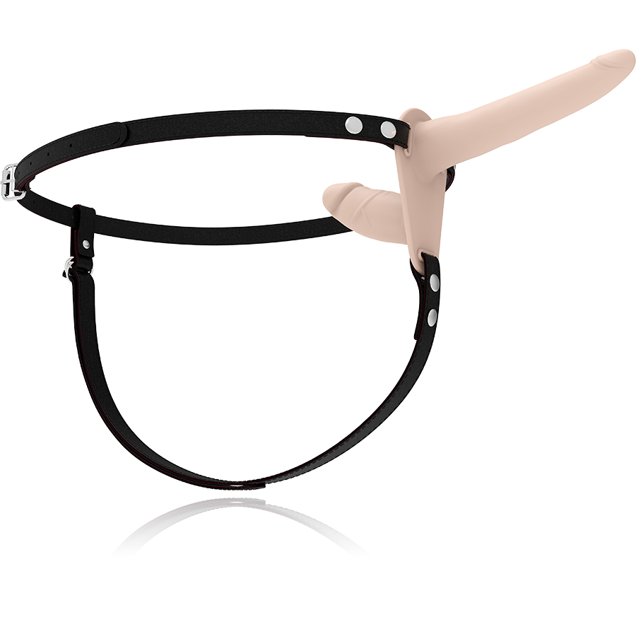 FETISH SUBMISSIVE HARNESS - DOBLE PENETRACIÓN VIBRADOR FLESH UP - Imagen 3
