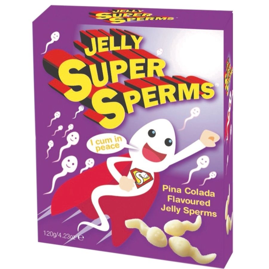 SPENCER FLEETWOOD - JELLY SUPER SPERM GOMINOLAS FORMA ESPERMA 120 GR - Imagen 3