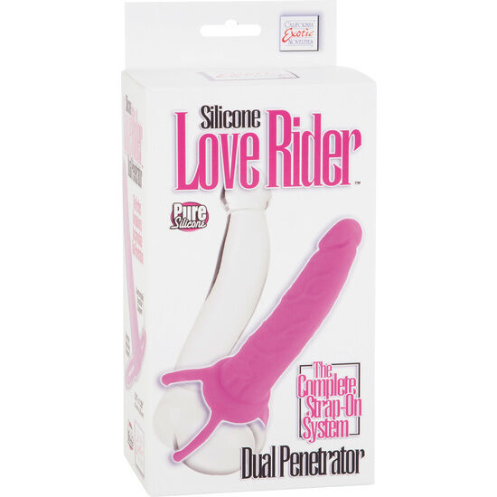 CALEXOTICS - DUAL PENETRATOR DILDO CON ARNÉS ROSA - Imagen 2