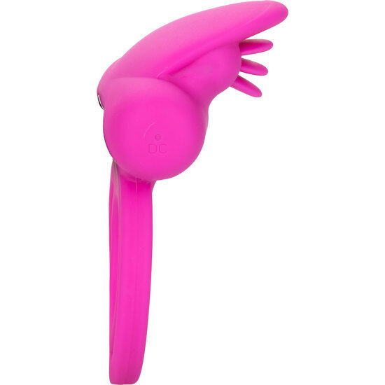 CALEXOTICS - DUAL CLIT FLICKER ENHANCER DOBLE ANILLO VIBRADOR DE SILICONA ROSA - Imagen 2