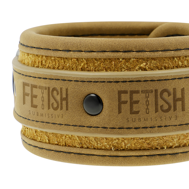 FETISH SUBMISSIVE ORIGEN - ESPOSAS TOBILLOS CUERO VEGANO CON FORRO DE NEOPRENO - Imagen 4