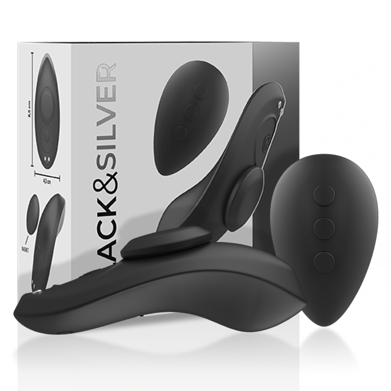 BLACKSILVER - PRESTON PANTIE MAGNÉTICO VIBRADOR SILICONA REMOTO