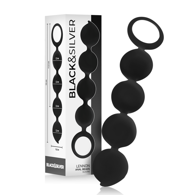 BLACKSILVER - LENNON ROSARIO ANAL 4 ESFERAS SILICONA 15 CM