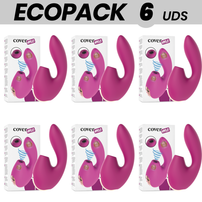 ECOPACK 6 UDS - COVERME CLITORAL  G-SPOT STIMULATOR